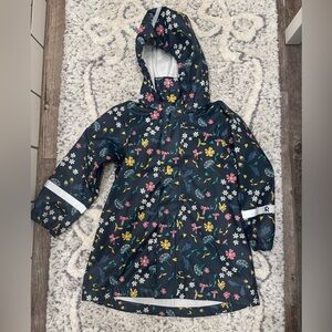 Girls Reima Floral Raincoat